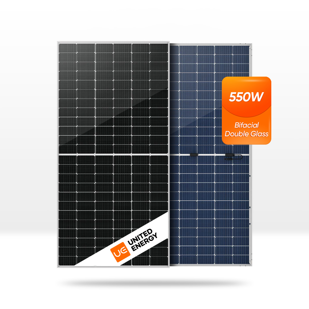 Bifacial Double Side 550w 560w Sonnenkollektor-Mono-Perc-Solarmodul mit TÜV-UL-Zertifikat