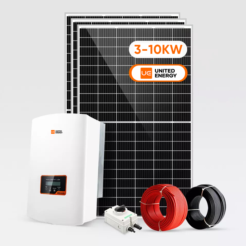 Netzgebundenes Solarenergie-Generationssystem für Wohnzwecke 3KW 5KW 10KW
