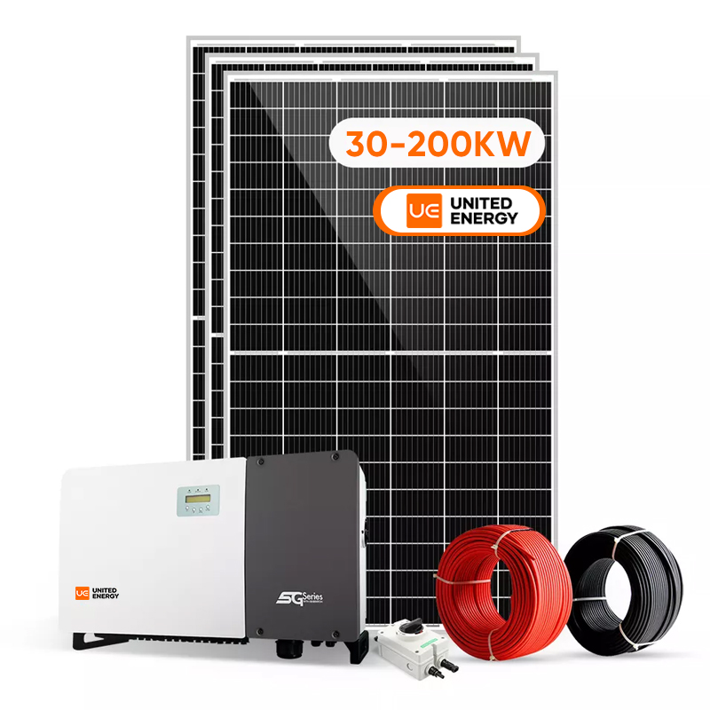 Gewerbliche und industrielle Nutzung auf Grid Solar Power System 30KW 50KW 100KW 150KW 200KW