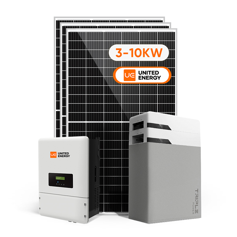 Wohnnutzung Komplettes Solarsystem 10KW mit Batterien für Zuhause