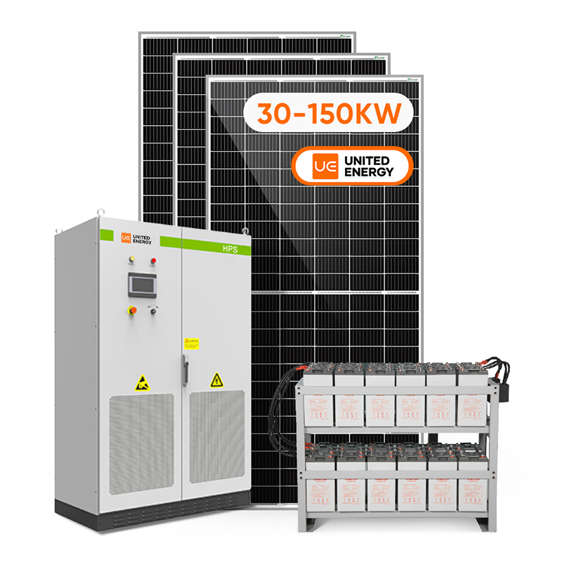 Hybridsystem für gewerbliche Nutzung 3-phasiges 100-kW-Industrie-Solarpanelsystem