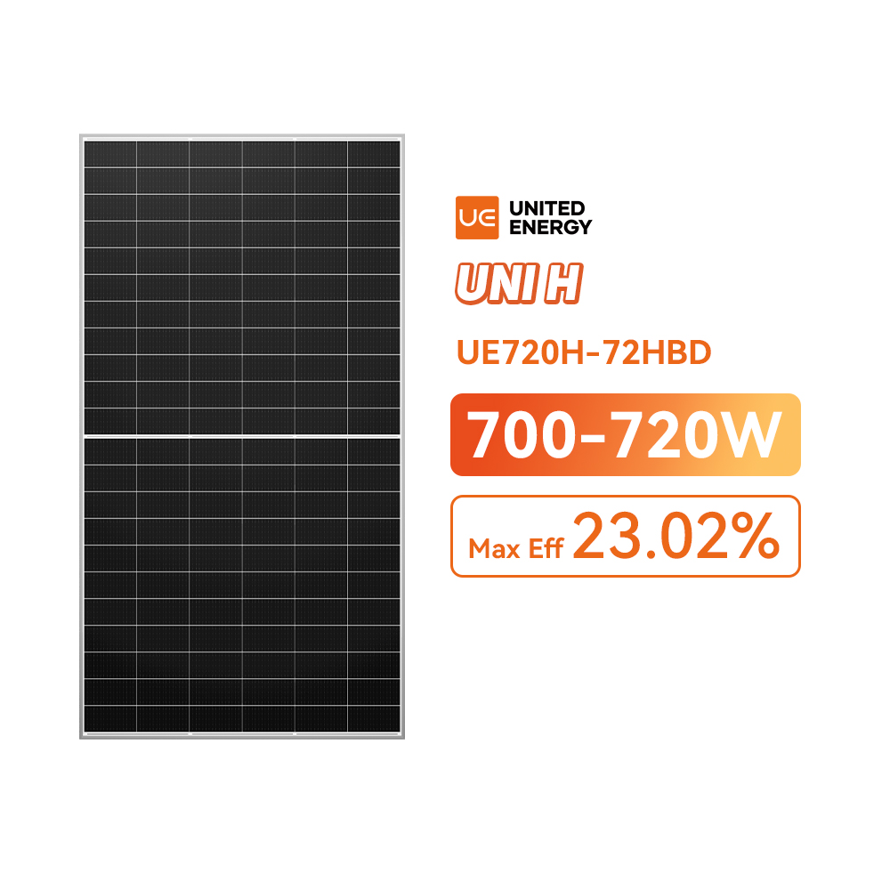 Fabrikpreis HJT 700-720W bifaziale Photovoltaikmodule