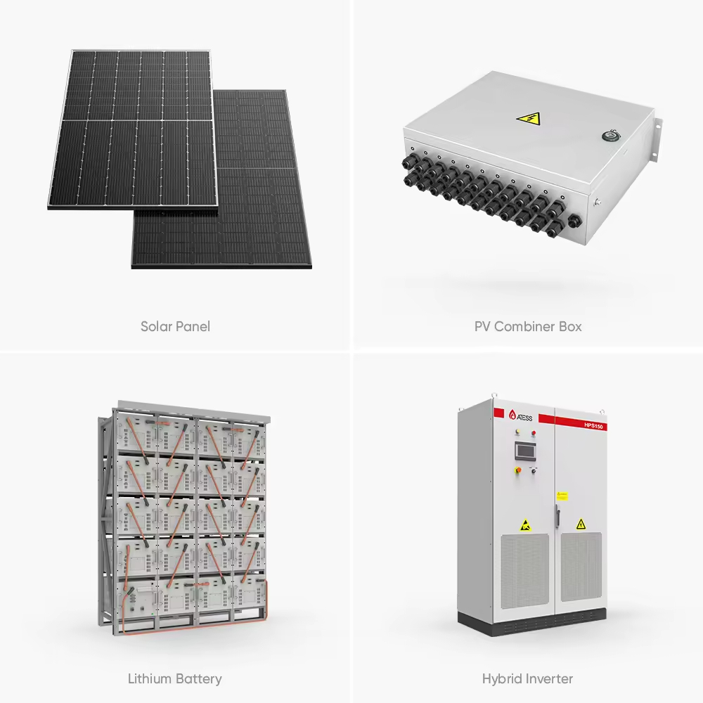 30-500 kW Hybrid-Solarstromsystemlösungen